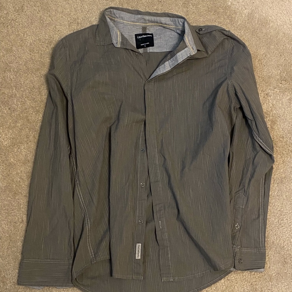 Calvin Klein Jeans Men Dress Shirt